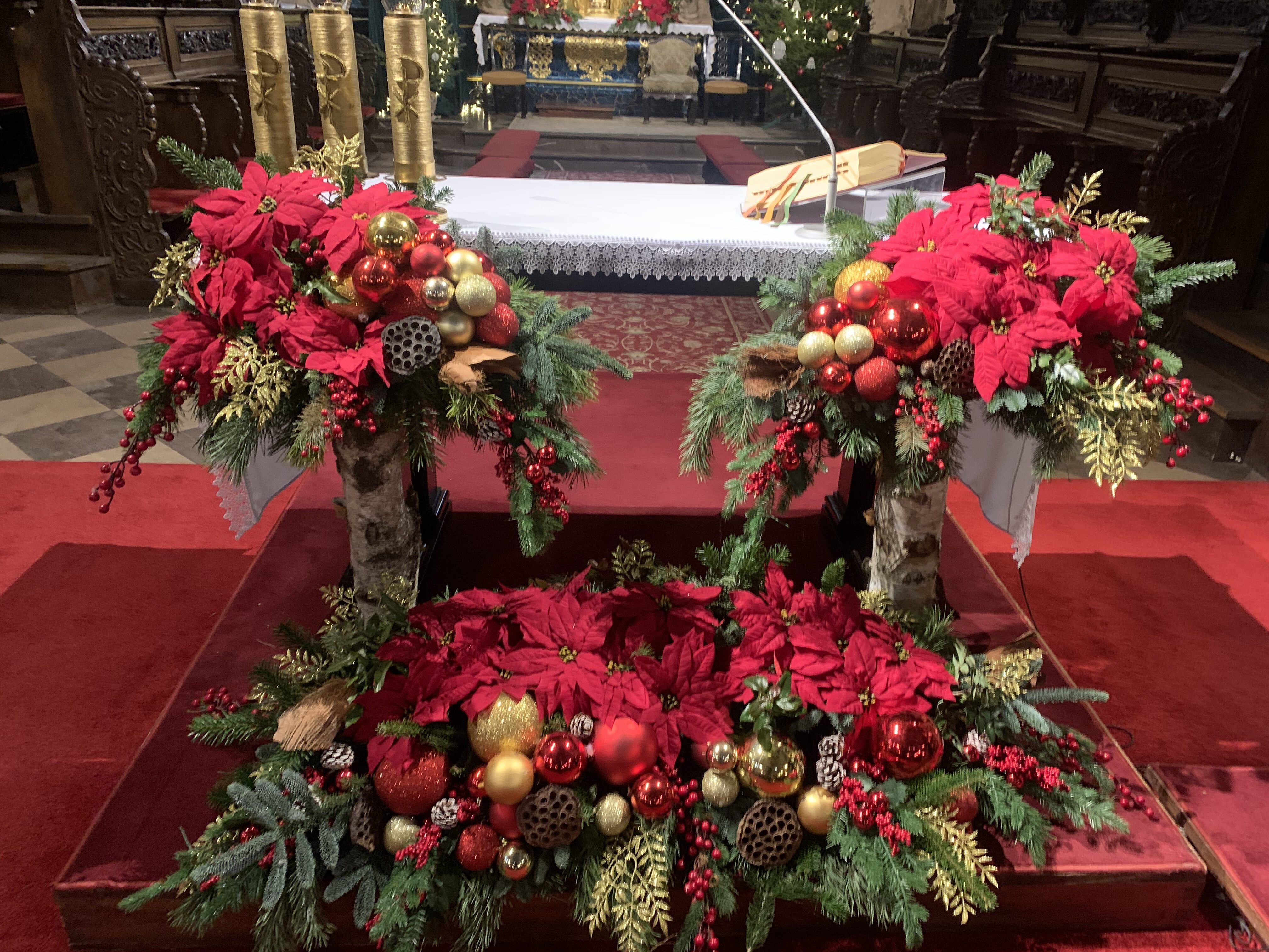 Świąteczny wystrój kościoła – Boże Narodzenie 2023