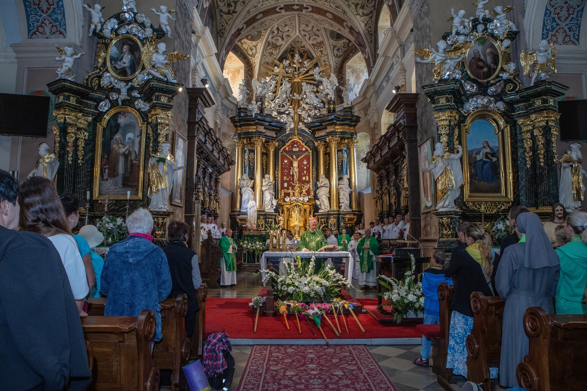 Msza św. Kieleckiej Pieszej Pielgrzymki w naszej parafii